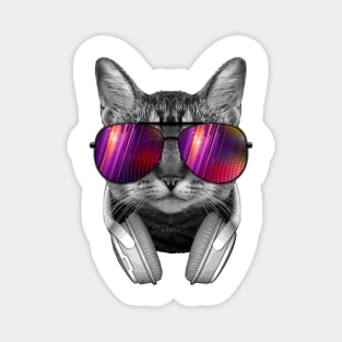 Sunglasses Cat Magnet