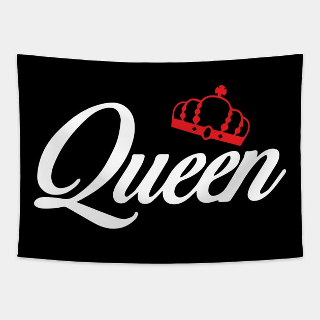 queen and king couple Tapestry by youki