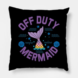 Mermaid Off Duty Pillow