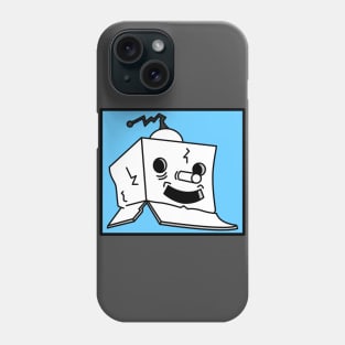 Wasted Robot Records Just the Robot Logo Phone Case