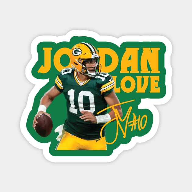 Jordan Love Magnet by CovpaTees