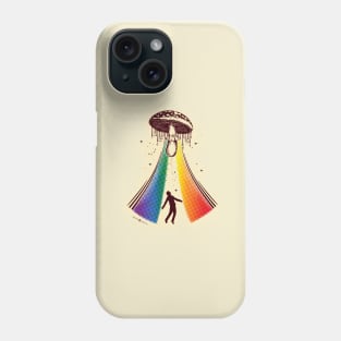 Mushroom Alien Abduction Phone Case