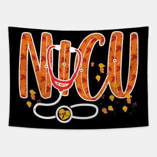 Nicu Nurse Life Nicu Nurse Fall Thanksgiving Day, funny Nurse Thanksgiving Day Tapestry