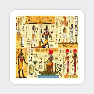 Egyptians Scroll Past Magnet