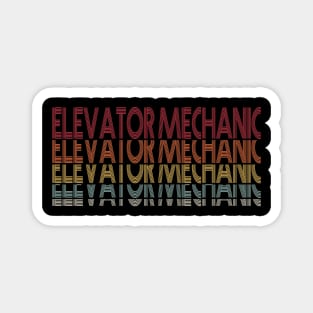 Elevator Mechanic Magnet