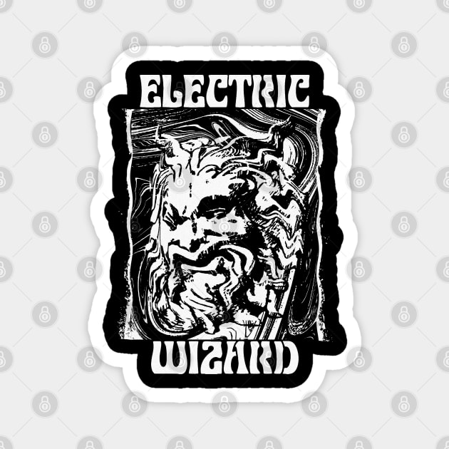 Electric Wizard Trippy Magnet by Wave Of Mutilation