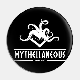 Mythellaneous White Logo Pin