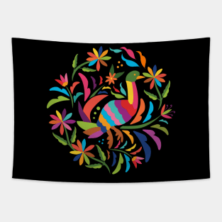 Mexican Otomí Duck by Akbaly Tapestry