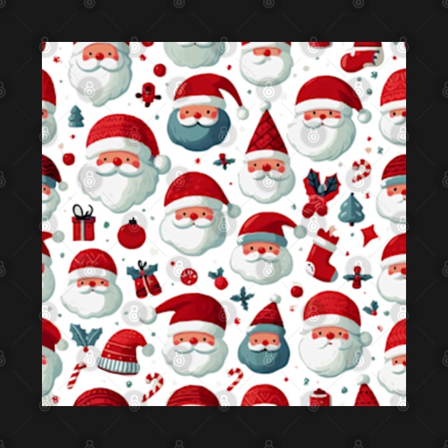 Santa Claus Pattern by ArtFactoryAI