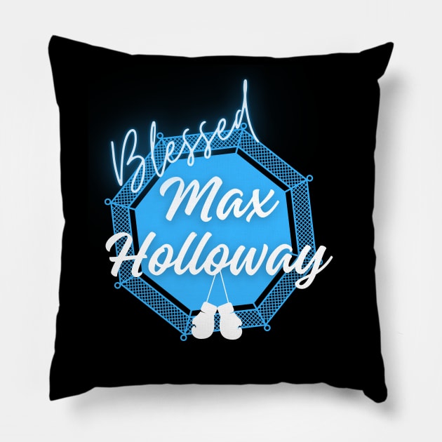 Max Holloway Blessed Pillow by murshid