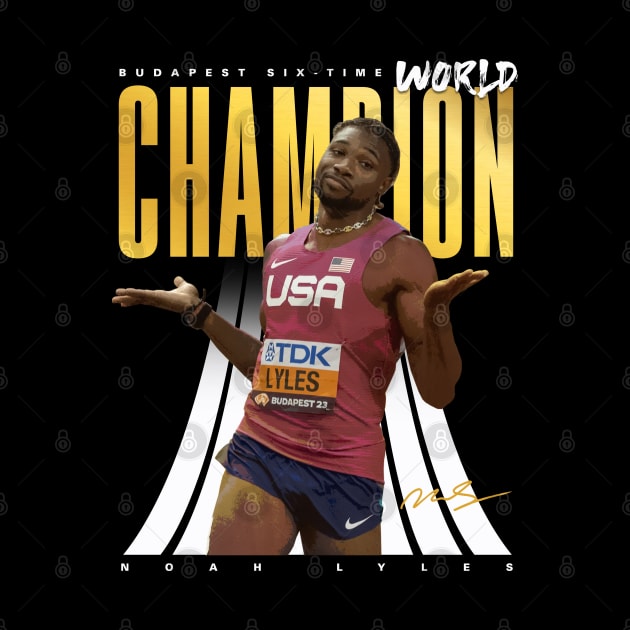 Noah Lyles by Juantamad