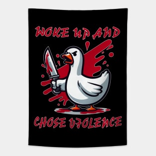 goose chose violence Tapestry