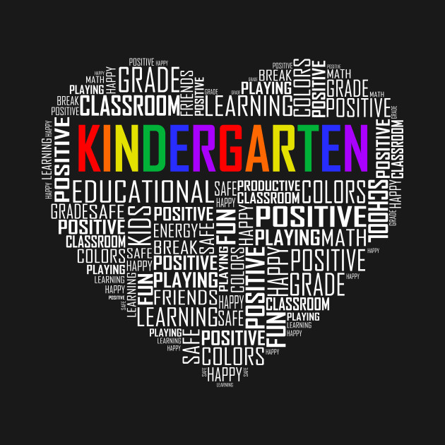 Discover Kindergarten Heart - Kindergarten - T-Shirt