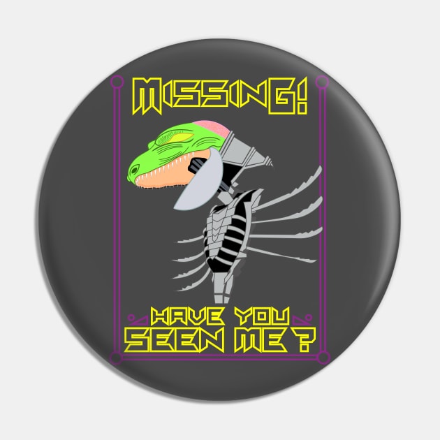 TerrosauX Missing (Front Only) Pin by WEDFanBlog