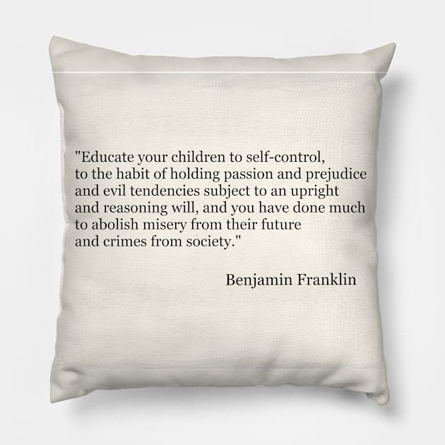 Famous Quotes Collection 14 Pillow by ALifeSavored