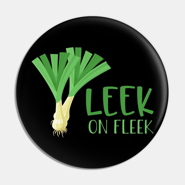 Leek On Fleek Pin by Lin Watchorn 