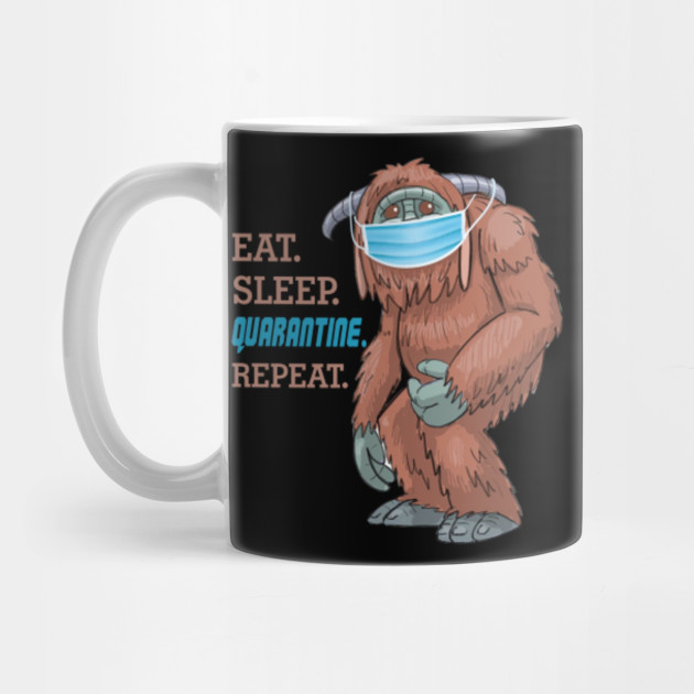 quarantine coffee mug Coronavirus Coffee Mug Eat Sleep Quarantine Repeat