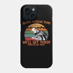 Sloth Hiking Team Phone Case