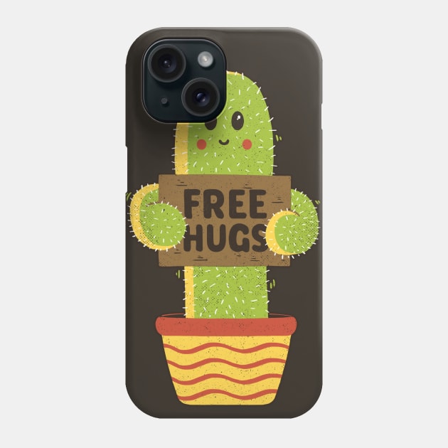 Free Hugs Cactus Phone Case by Tobe_Fonseca