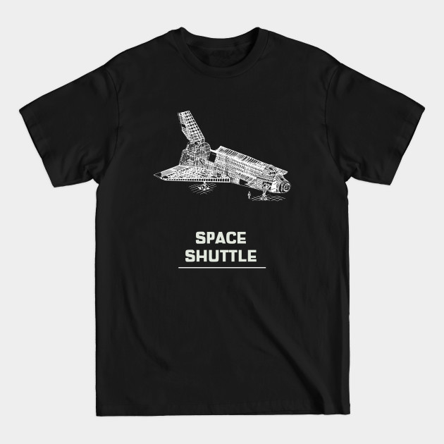 Discover NASA Space Shuttle Diagram - Space Shuttle Model - T-Shirt