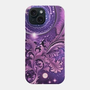 Other Worldly Designs- nebulas, stars, galaxies, planets with feathers Phone Case