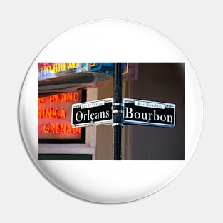 Bourbon and Orleans Pin