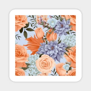 Wedding Flowers Pattern 17 Magnet