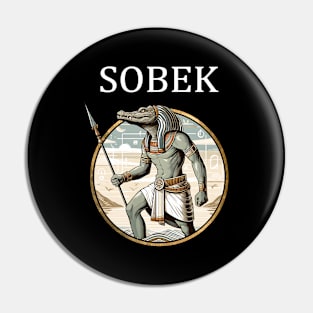 Sobek Egyptian God of the Nile and Crocodiles Pin