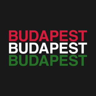 BUDAPEST Hungarian Flag T-Shirt