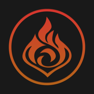 Pyro Fire Element 3D Effect | Genshin Impact T-Shirt