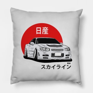 Nissan Skyline GTR R45 Pillow