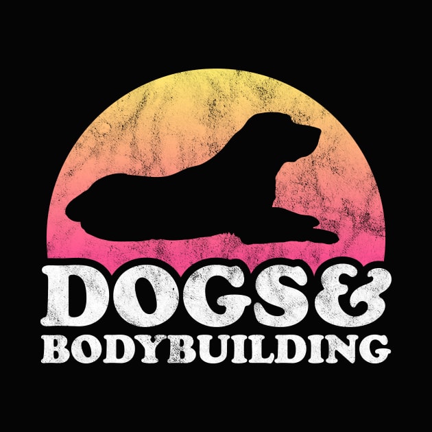 Dogs and Bodybuilding Dog and Bodybuilder Gift by JKFDesigns