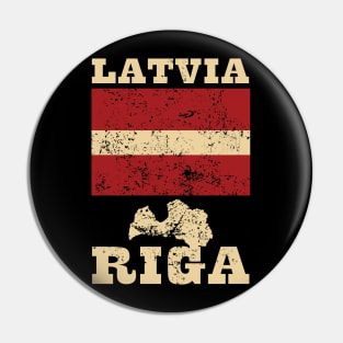 Flag of Latvia Pin