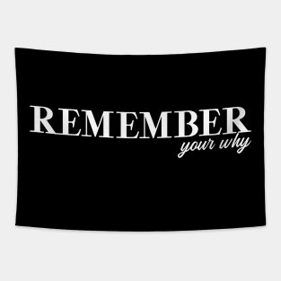 Remember Your Why Tapestry