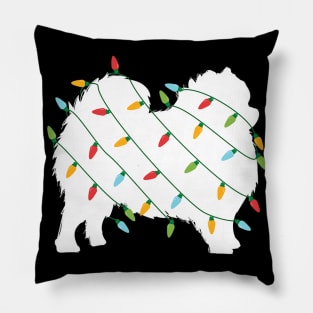 Christmas Lights Pomeranian Dog Pillow