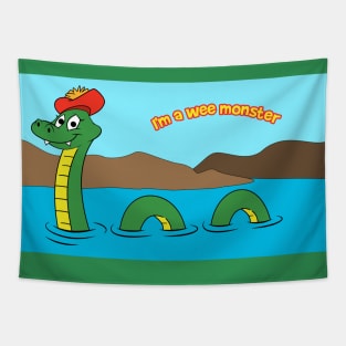 Nessie (Loch Ness Monster) Tapestry