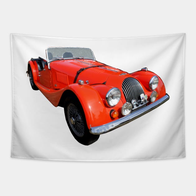 Morgan Vintage Car Automobile Classic Tapestry by fantastic-designs