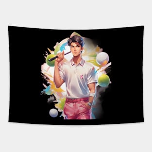 Anime Kpop Golfer Tapestry