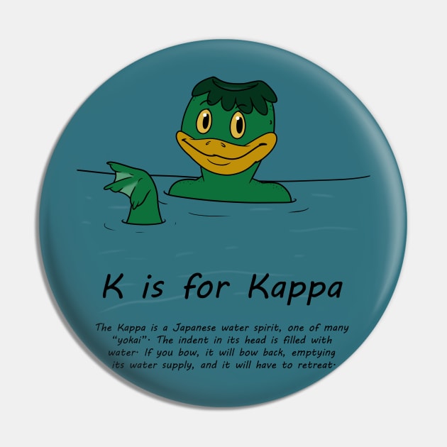 Kappa Pin by possumtees