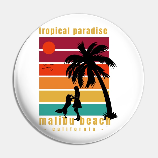 Malibu beach California Pin by love shop store