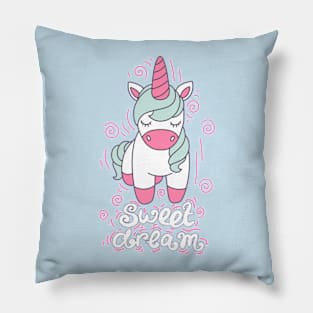 Sweet dream of Unicorn Pillow