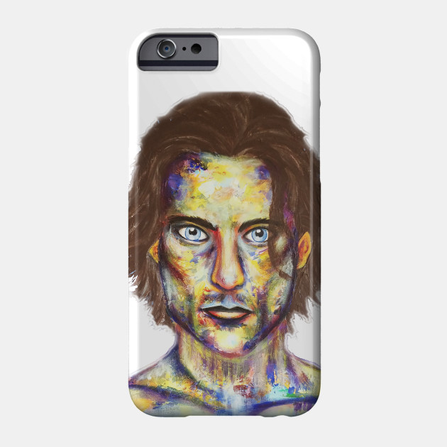 Colored Face Painting Face Phone Case Teepublic