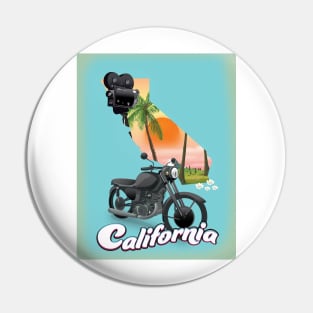 Vintage Californian travel poster Pin