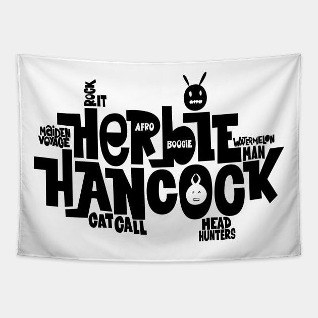 Herbie Hancock - Master of Funk and Jazz Tapestry by Boogosh