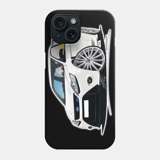 Ford Focus (Mk2) RS White Phone Case by y30man5