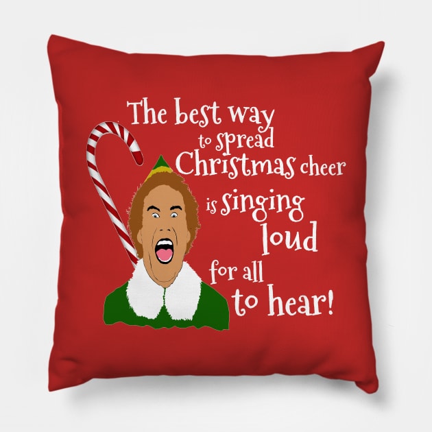Elf Funny Quotes Pillow by PoetandChef