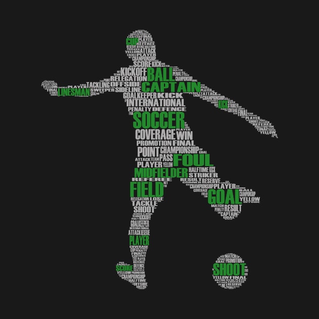 Soccer Player I Leisure Time Soccer Player by Shirtjaeger