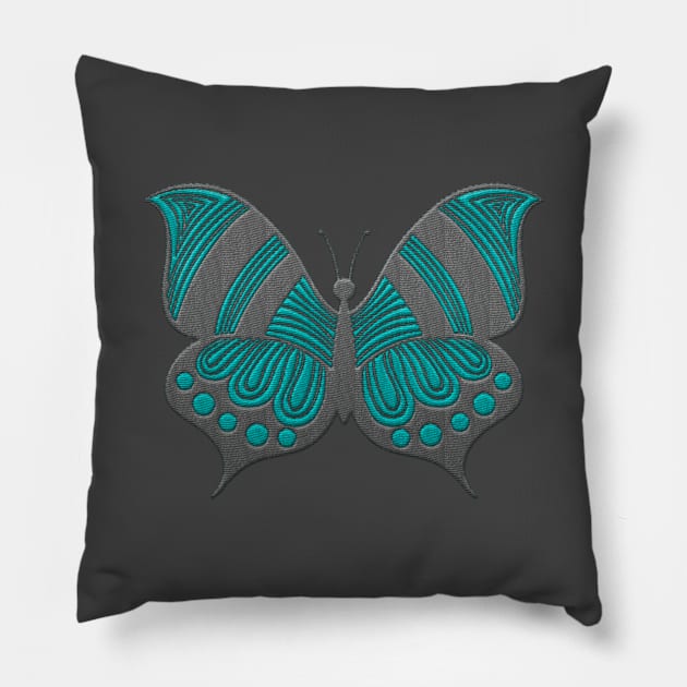 Cute Butterfly Pillow by aaallsmiles