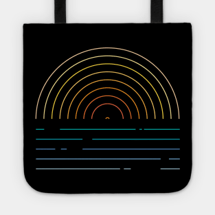 Sunset Vinyl Colors Tote