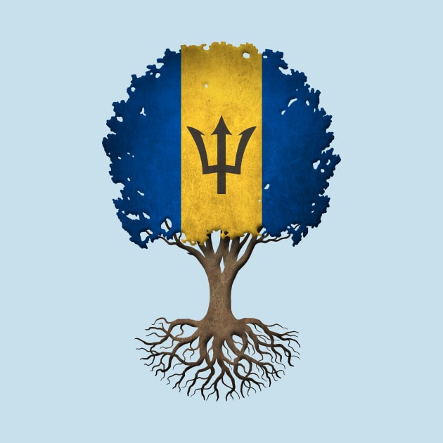 Tree of Life with Barbadian Flag by jeffbartels